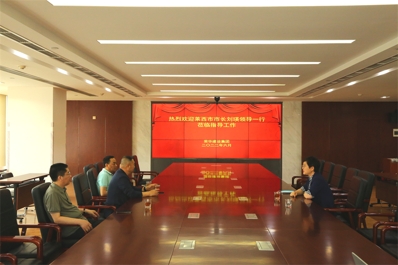 萊西市委副書記、市長劉瑛到我集團公司走訪調(diào)研(圖1)